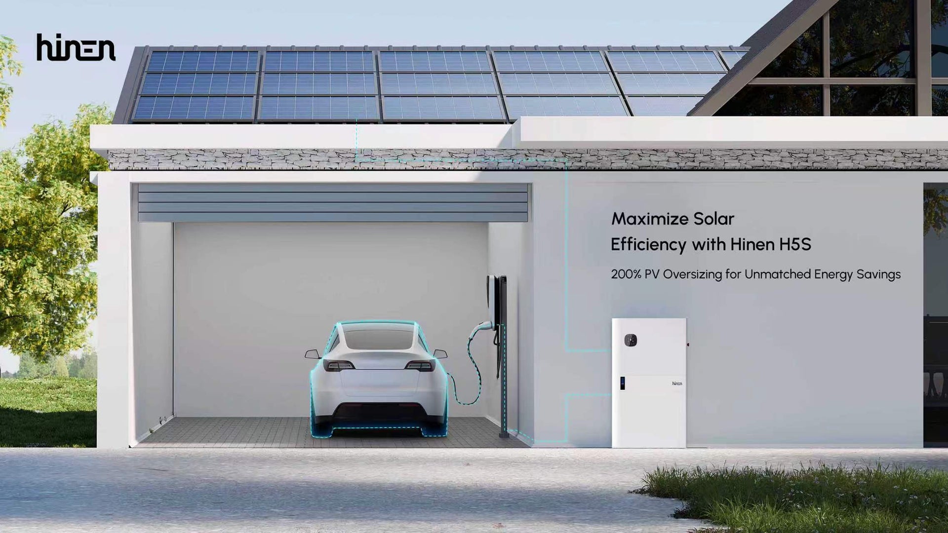 Hinen 5kW Single-Phase Hybrid All-in-One RESS H5S: 200% PV Oversizing, Redefining Residential Energy Storage Efficiency