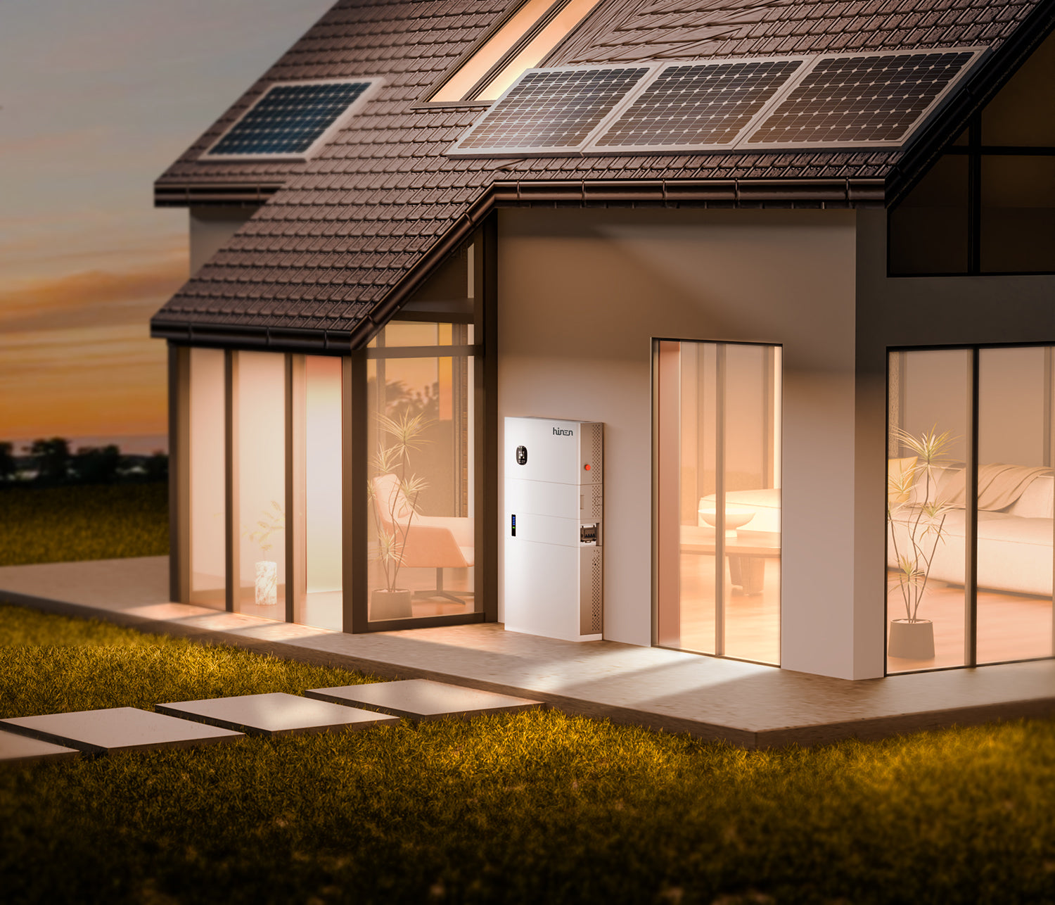 Residential homes3.6-5kW Output7.7-15.5kWh Flexible battery capacity